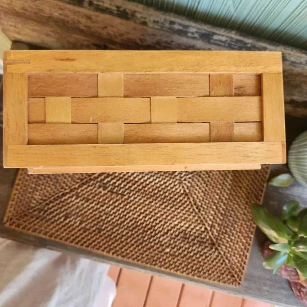 Bamboo File Letter Mail Tray Holder 12x10